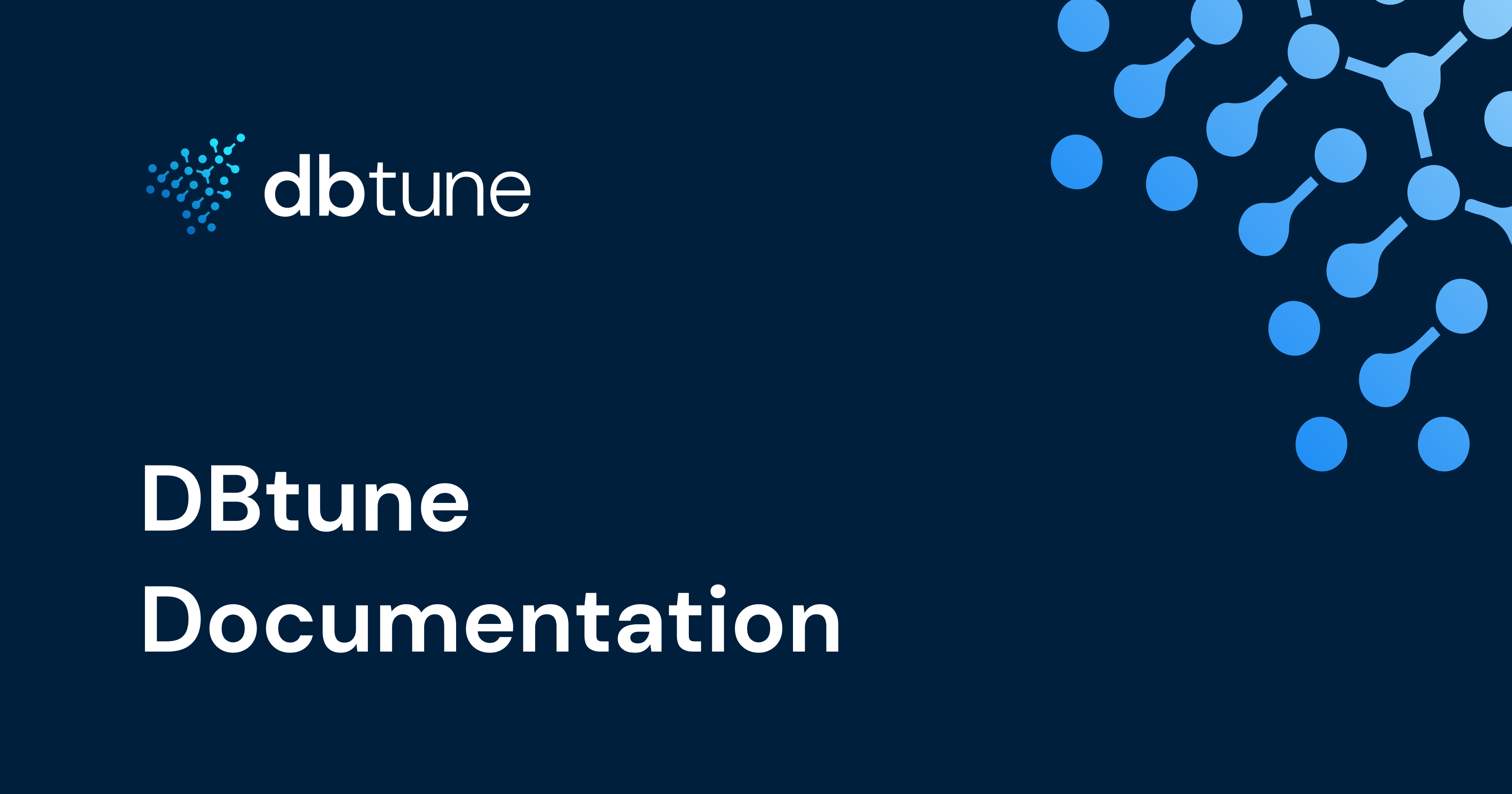 DBtune Docs Featured image